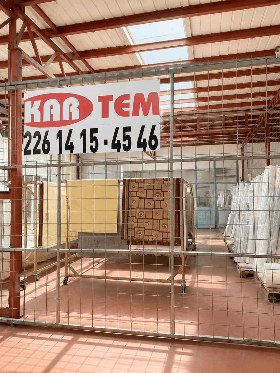 Kartem Halı Yıkama Sivas tesis girişi ve iletişim panosu